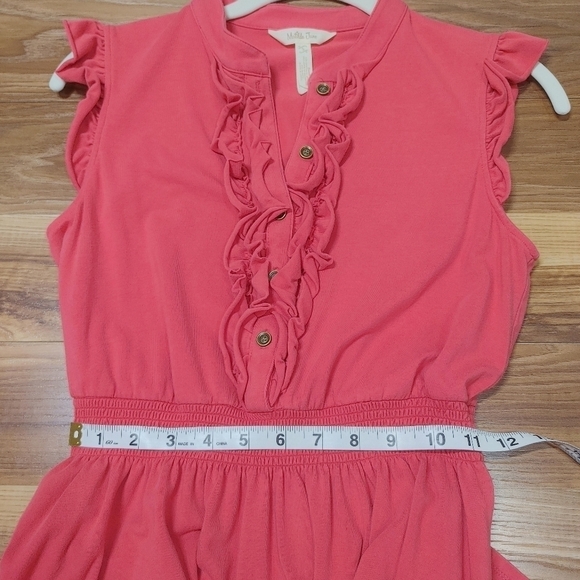 Matilda Jane Coral One Way Sleeveless Ruffle Dress Small - Picture 4 of 11